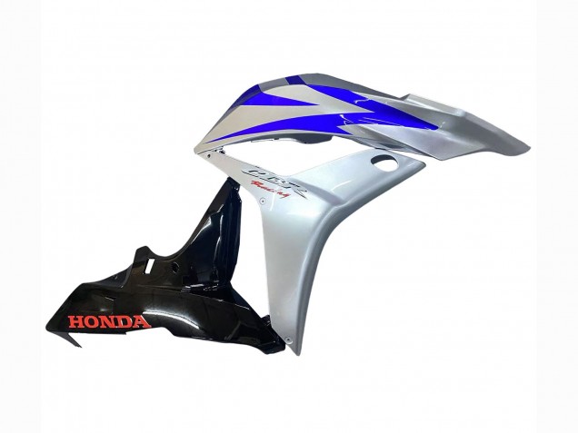 2007-2008 Honda CBR600RR Motorcycle Fairings - Silver Blue Glossy Black Racing Canada
