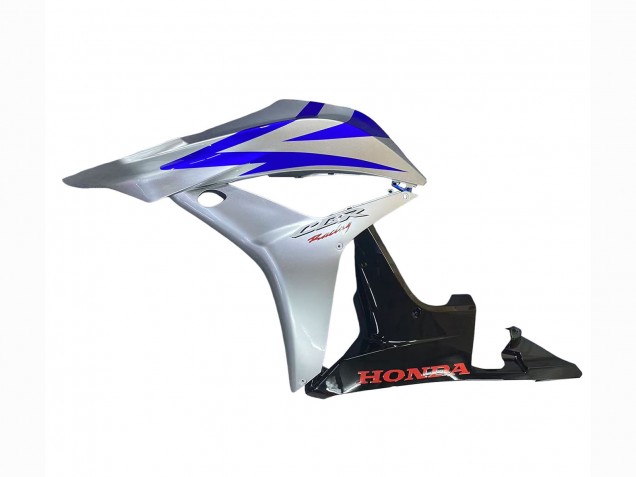 2007-2008 Honda CBR600RR Motorcycle Fairings - Silver Blue Glossy Black Racing Canada