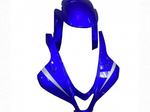 2007-2008 Honda CBR600RR Motorcycle Fairings - Silver Blue Glossy Black Racing Canada