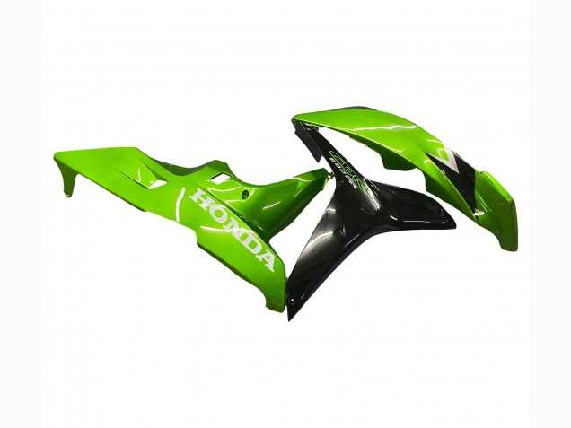 2007-2008 Honda CBR600RR Motorcycle Fairing Kits - Green Glossy Black Canada