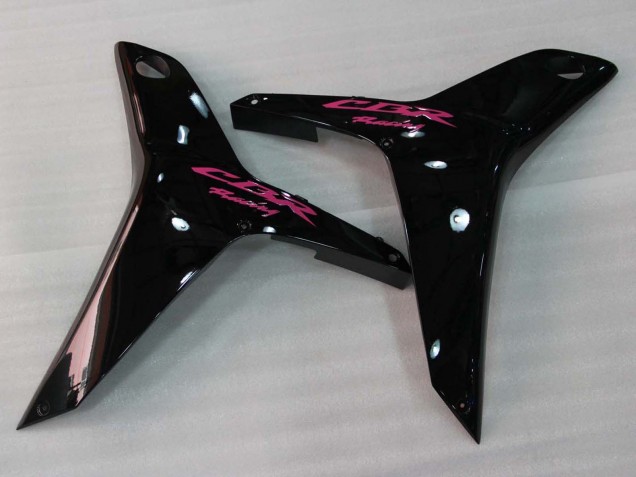 2007-2008 Honda CBR600RR Motorcycle Fairings - Pink Glossy Black Racing Canada
