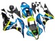 2007-2008 Honda CBR600RR Motorcycle Fairings - Green Yellow Glossy Black Shark 46 Canada