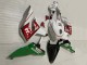 2007-2008 Honda CBR600RR Motorcycle Fairings - White Green Red Castrol Canada