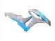 2007-2008 Honda CBR600RR Motorcycle Fairings - Glossy Grey Light Blue Canada