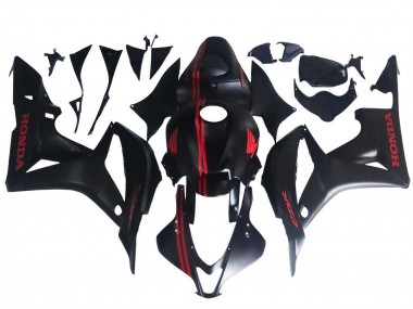 2007-2008 Honda CBR600RR Motorcycle Fairings - Matte Black Red Canada