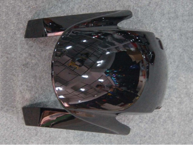 2007-2008 Honda CBR600RR Motorcycle Fairings - Glossy Black Orange Flame Canada