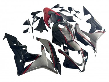 2007-2008 Honda CBR600RR Motorcycle Fairings - Silver Red Glossy Black Canada