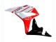 2007-2008 Honda CBR600RR Motorcycle Fairing - White Red Glossy Black Canada