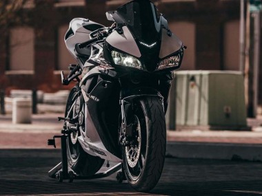 2007-2008 Honda CBR600RR Motorcycle Fairings - White Black Racing Canada