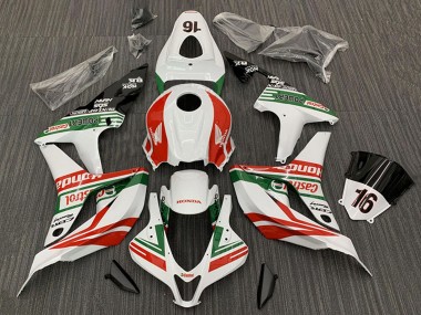 2007-2008 Honda CBR600RR Motorcycle Fairings - White Red Green Glossy Black Castrol 16 Canada