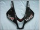 2007-2008 Honda CBR600RR Motorcycle Fairings - Glossy Black White West Canada