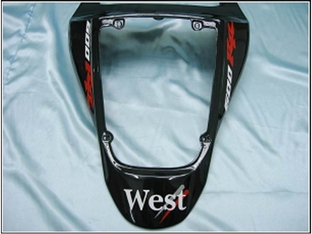 2007-2008 Honda CBR600RR Motorcycle Fairings - Glossy Black White West Canada