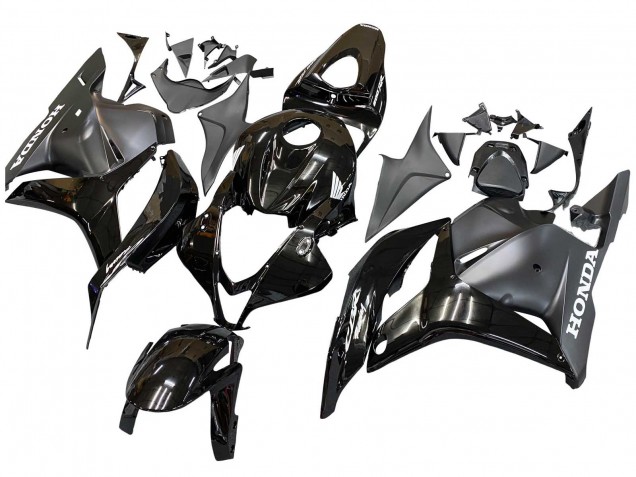 2009-2012 Honda CBR600RR Motorcycle Fairings - Glossy Black Matte Black Canada