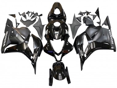 2009-2012 Honda CBR600RR Motorcycle Fairings - Glossy Black Matte Black Canada