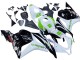2009-2012 Honda CBR600RR Motorcycle Fairings - White Green Glossy Black Hannspree Canada