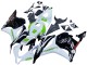 2009-2012 Honda CBR600RR Motorcycle Fairings - White Green Glossy Black Hannspree Canada