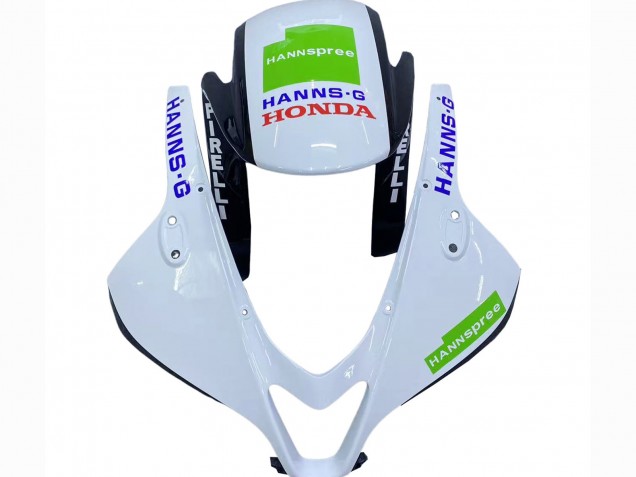 2009-2012 Honda CBR600RR Motorcycle Fairings - White Green Glossy Black Hannspree Canada