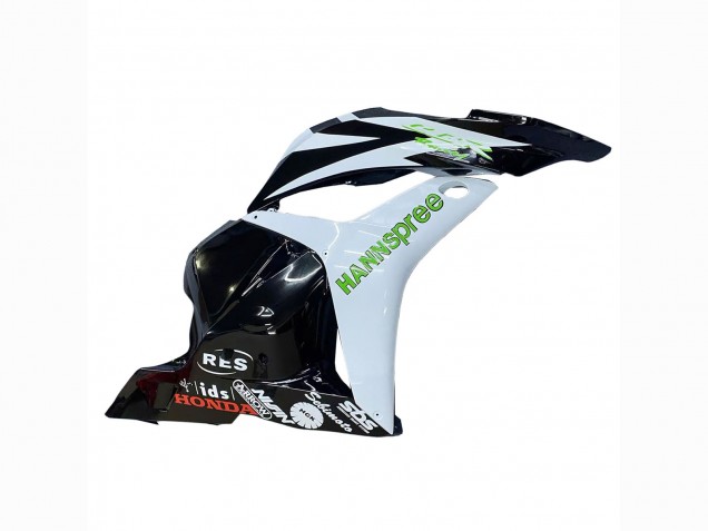2009-2012 Honda CBR600RR Motorcycle Fairings - White Green Glossy Black Hannspree Canada