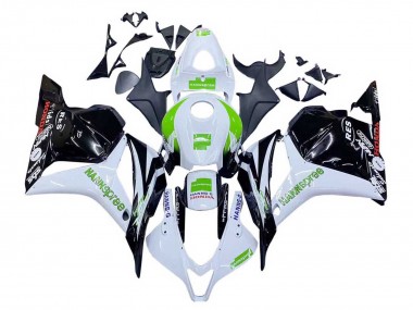 2009-2012 Honda CBR600RR Motorcycle Fairings - White Green Glossy Black Hannspree Canada