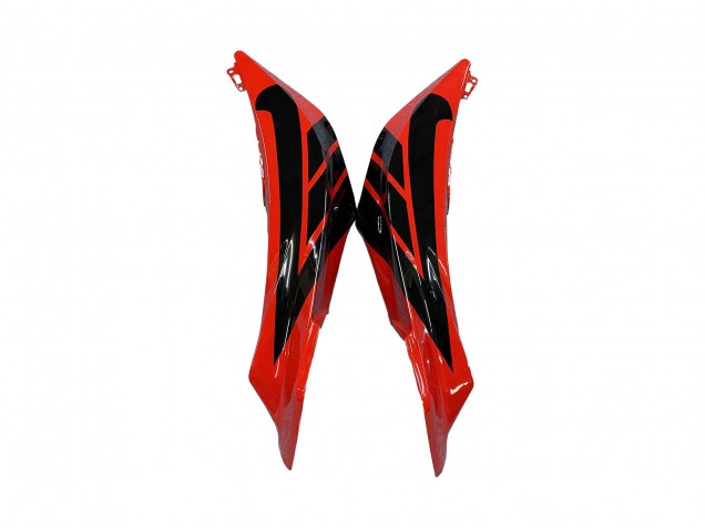 2009-2012 Honda CBR600RR Motorcycle Fairings - Red Glossy Black Matte Black Stripe Canada