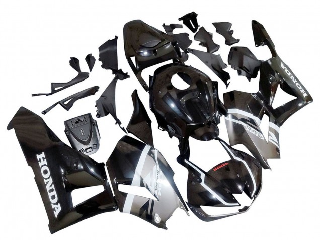 2013-2023 Honda CBR600RR Motorcycle Fairings - Silver Glossy Black Canada