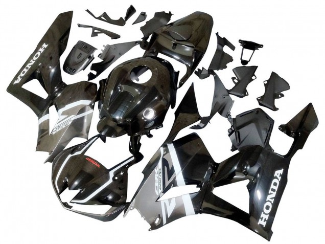 2013-2023 Honda CBR600RR Motorcycle Fairings - Silver Glossy Black Canada