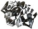 2013-2023 Honda CBR600RR Motorcycle Fairings - Silver Glossy Black Canada