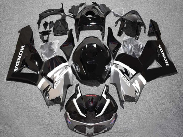 2013-2023 Honda CBR600RR Motorcycle Fairings - Silver Glossy Black Canada