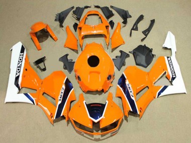 2013-2023 Honda CBR600RR Motorcycle Fairings - White Orange Dark Blue Canada