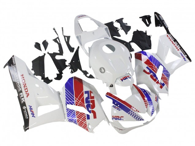 2013-2023 Honda CBR600RR Motorcycle Fairing - White Red Blue HRC Canada