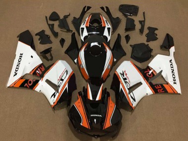 2013-2023 Honda CBR600RR Motorcycle Fairings - White Orange Glossy Black Repsol Canada