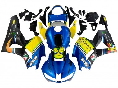 2013-2023 Honda CBR600RR Motorcycle Fairings - Blue Yellow Matte Black Green Monster Shark Canada