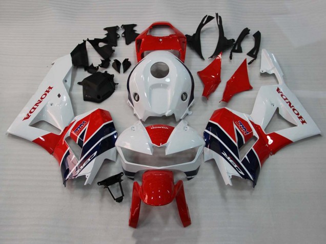 2013-2023 Honda CBR600RR Motorcycle Fairings - White Red Dark Blue HRC Canada