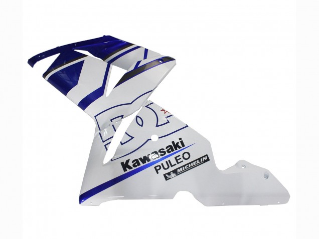 2004-2005 Kawasaki ZX10R Motorcycle Fairing - Black White Canada