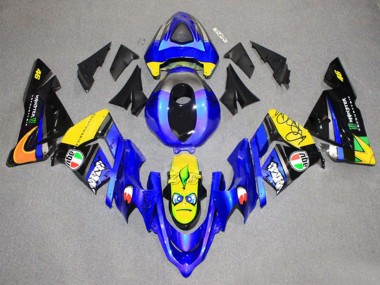 2004-2005 Kawasaki ZX10R Motorcycle Fairing - Green Black Ninja Canada