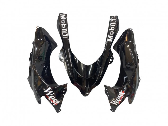 2004-2005 Kawasaki ZX10R Motorcycle Fairings - White Black West Ninja Canada