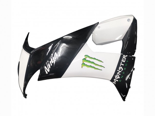 2008-2010 Kawasaki ZX10R Motorcycle Fairings - Glossy Black White Green Monster Elf Canada