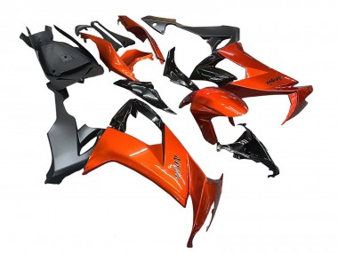 2008-2010 Kawasaki ZX10R Motorcycle Fairings - Burnt Orange Black Canada