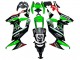 2008-2010 Kawasaki ZX10R Motorcycle Fairings - Green White Red Black Monster Elf 66 Canada