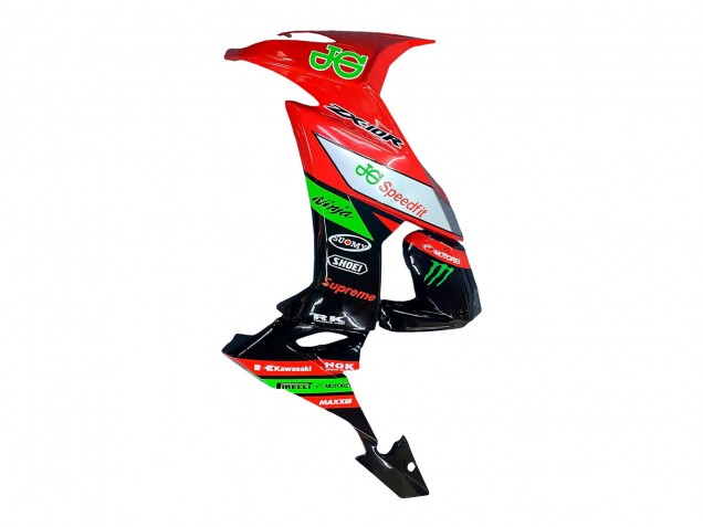 2008-2010 Kawasaki ZX10R Motorcycle Fairings - Red Green Black Canada