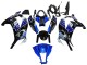 2011-2015 Kawasaki ZX10R Motorcycle Fairings - Blue White Glossy Black Canada