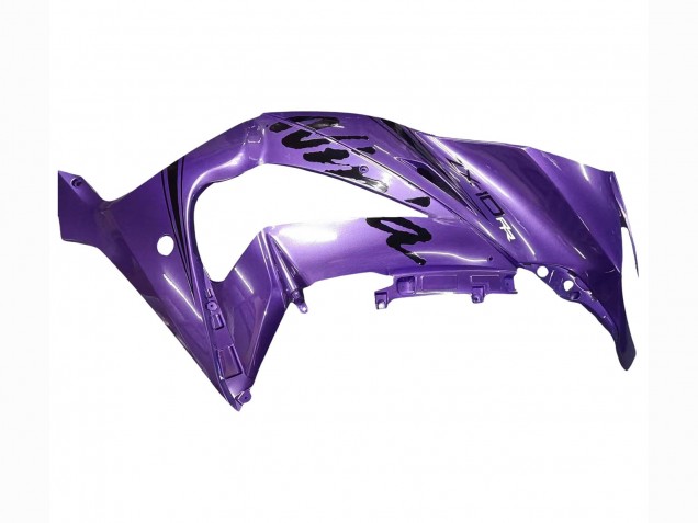 2011-2015 Kawasaki ZX10R Motorcycle Fairing - Purple Matte Black Canada