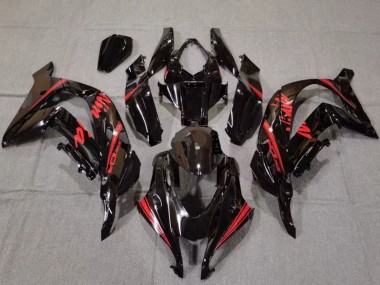 2016-2020 Kawasaki ZX10R Motorcycle Fairings - Glossy Black Red Canada