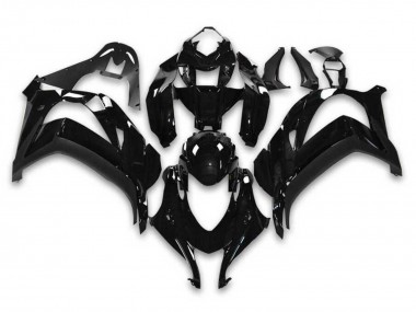 2016-2020 Kawasaki ZX10R Motorcycle Fairings - Glossy Black Ninja Canada