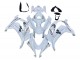 2016-2020 Kawasaki ZX10R Motorcycle Fairings - White Gold Black Canada