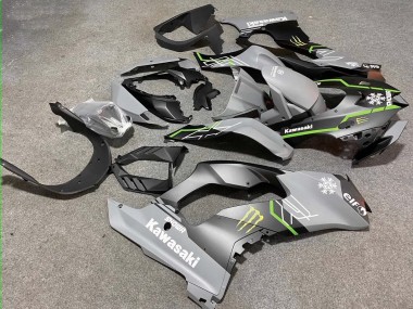 2021-2025 Kawasaki ZX10R Motorcycle Fairings - Grey Matte Black Green White Elf Snow Monster Canada