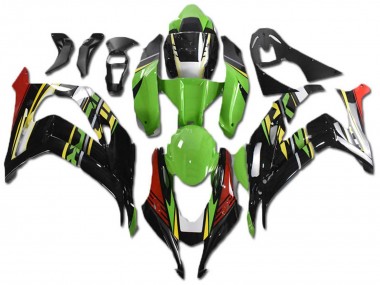 2021-2025 Kawasaki ZX10R Motorcycle Fairings - Green Yellow Red Black Canada