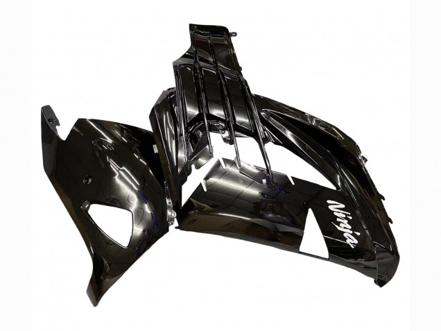 2012-2024 Kawasaki ZX14R ZZR1400 Motorcycle Fairings - Glossy Black Matte Black White Ninja Canada