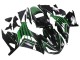 2012-2024 Kawasaki ZX14R ZZR1400 Motorcycle Fairings - Green Glossy Black Stripe Canada