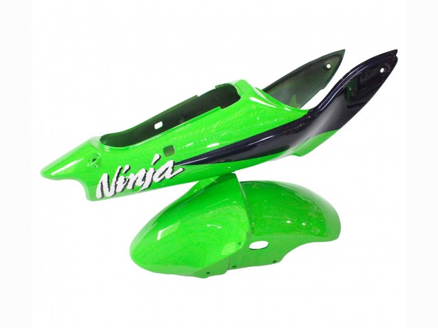 1998-1999 Kawasaki ZX6R Motorcycle Fairings - Green White Dark Blue Silver Canada